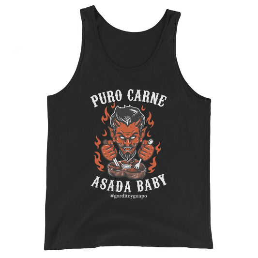 Puro Carne ASADA Baby #gorditoyguapo Tank Top