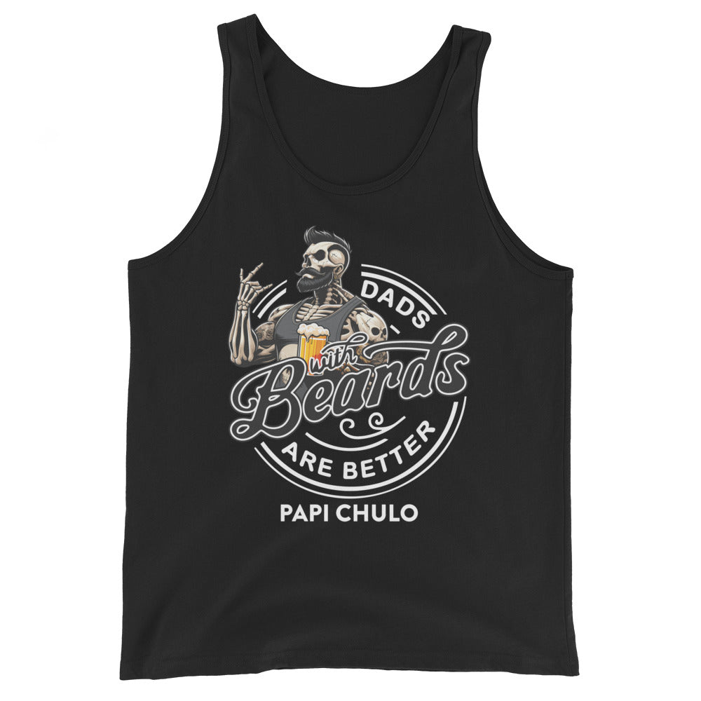 Papi Chulo Dads With Beards Are Better Latino Men's Tank Top