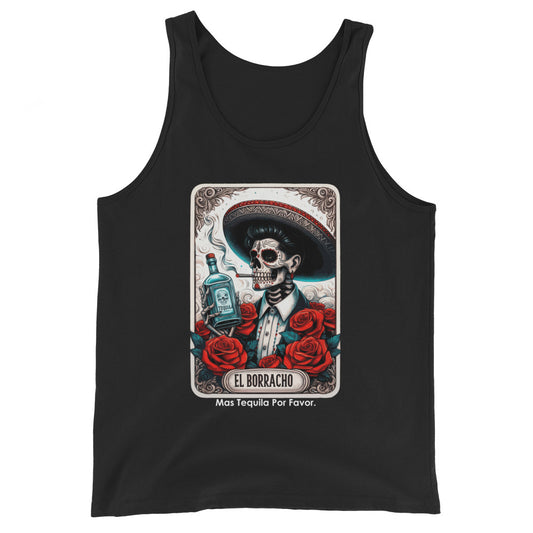 El Borracho Mas Tequila Por Favor Men's Tank Top