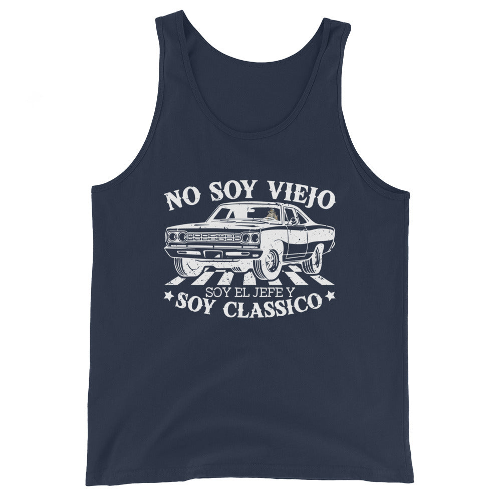 No Soy Viejo Soy Classico El Jefe Men's Tank Top