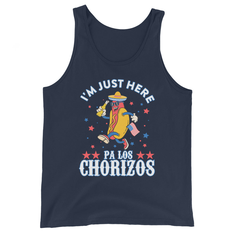 I'M Just Here Pa Los Chorizos Men's Tank Top