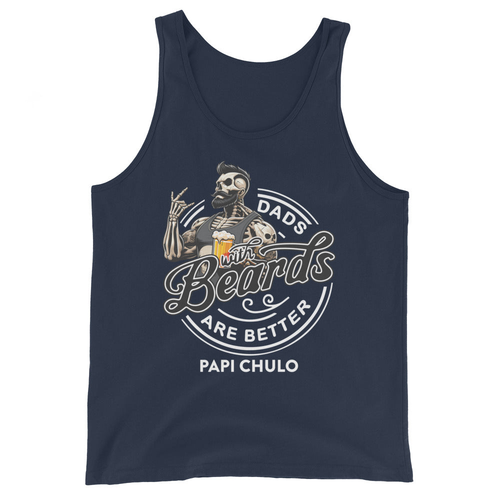 Papi Chulo Dads With Beards Are Better Latino Men's Tank Top