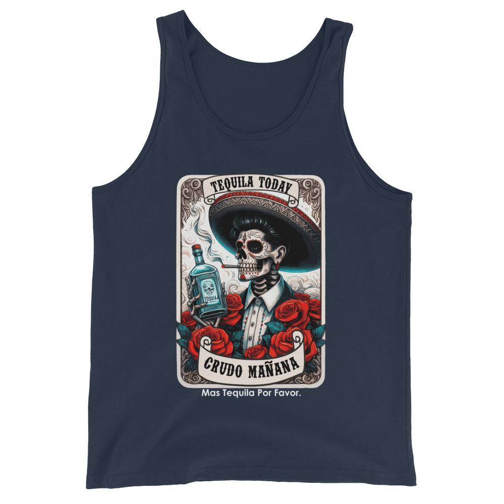 Tequila Today Crudo Mañana Men's Tank Top