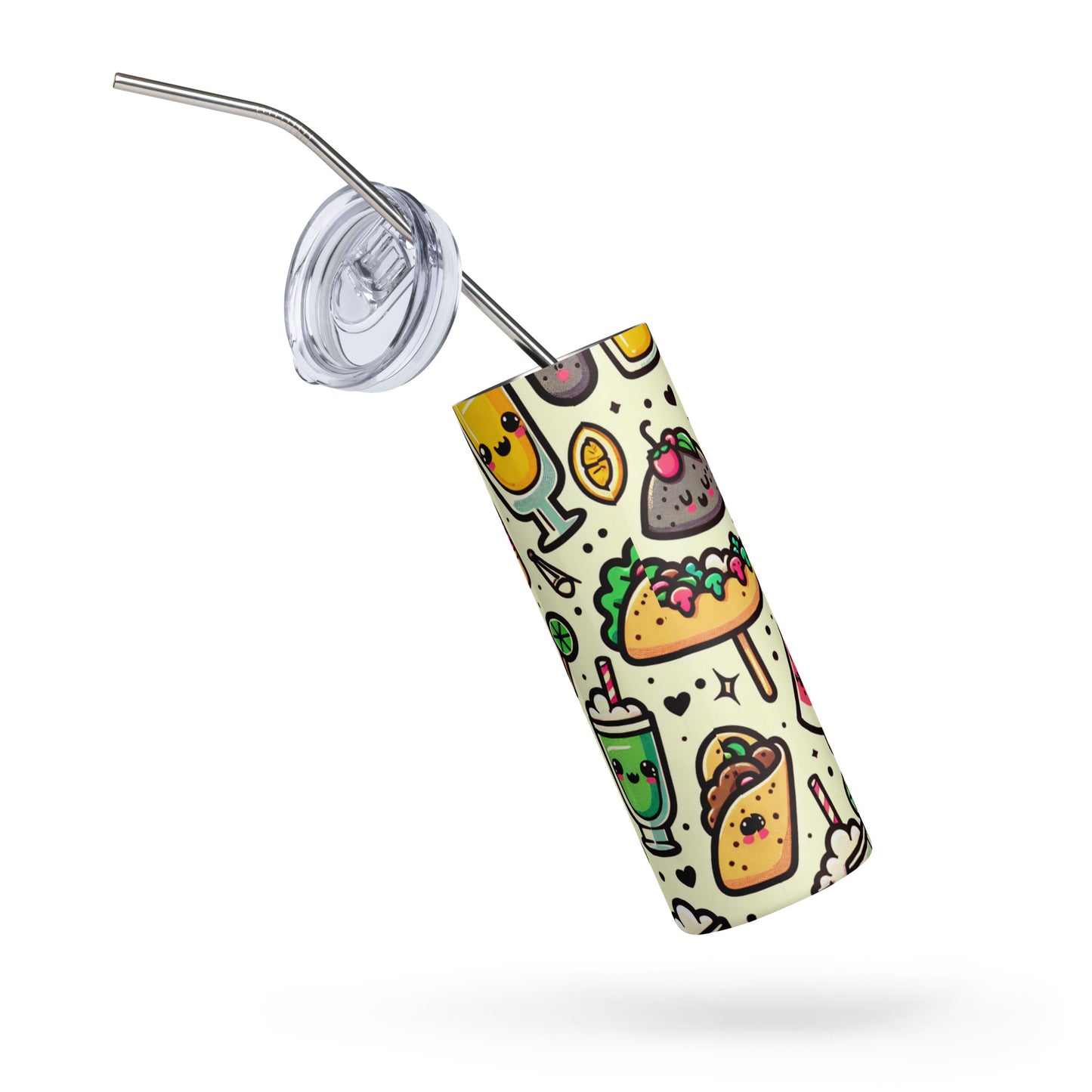 Tacos Fiesta Stainless steel tumbler