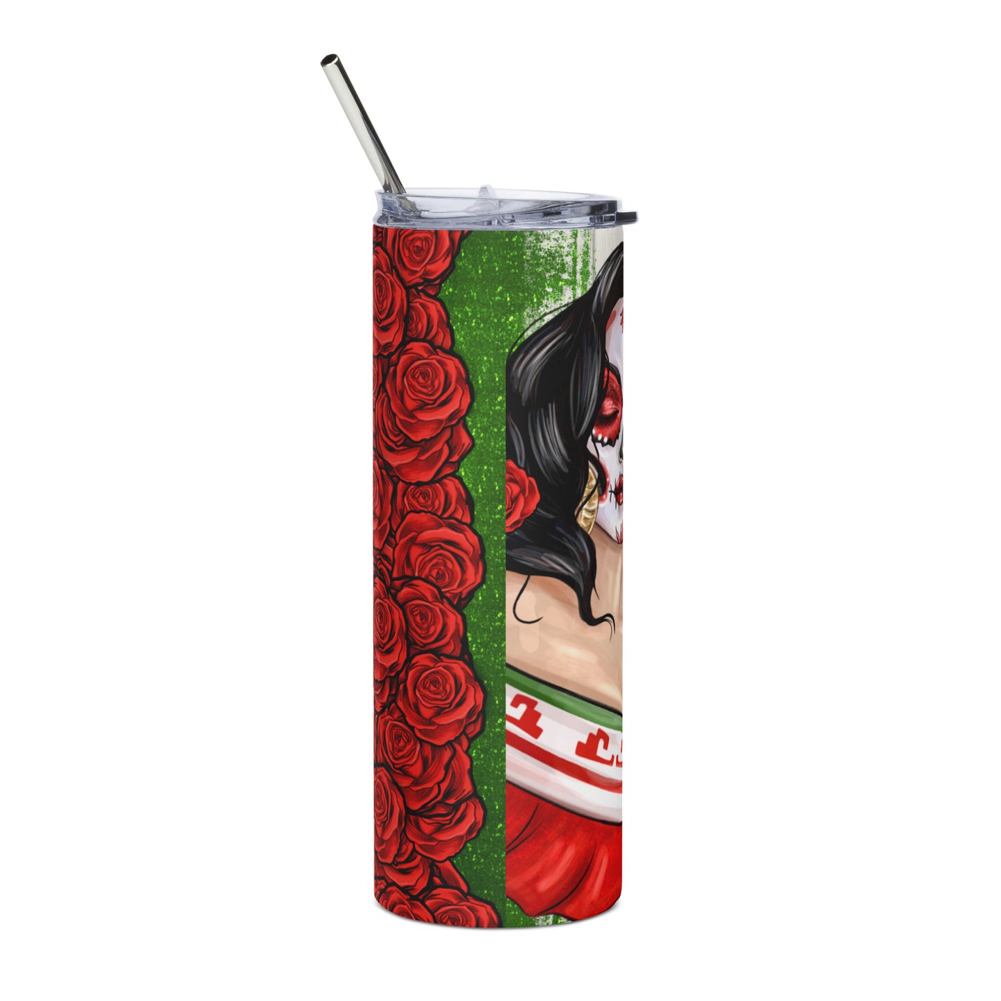 In a World Full of Princesses Be a Chingona Stainless steel tumbler