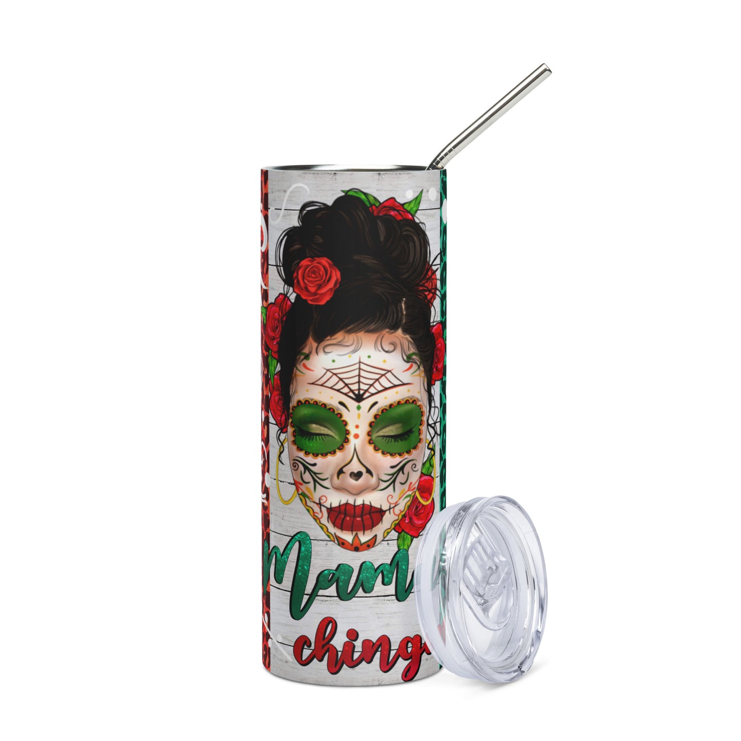 Mama Chingona Mexicana Stainless steel tumbler