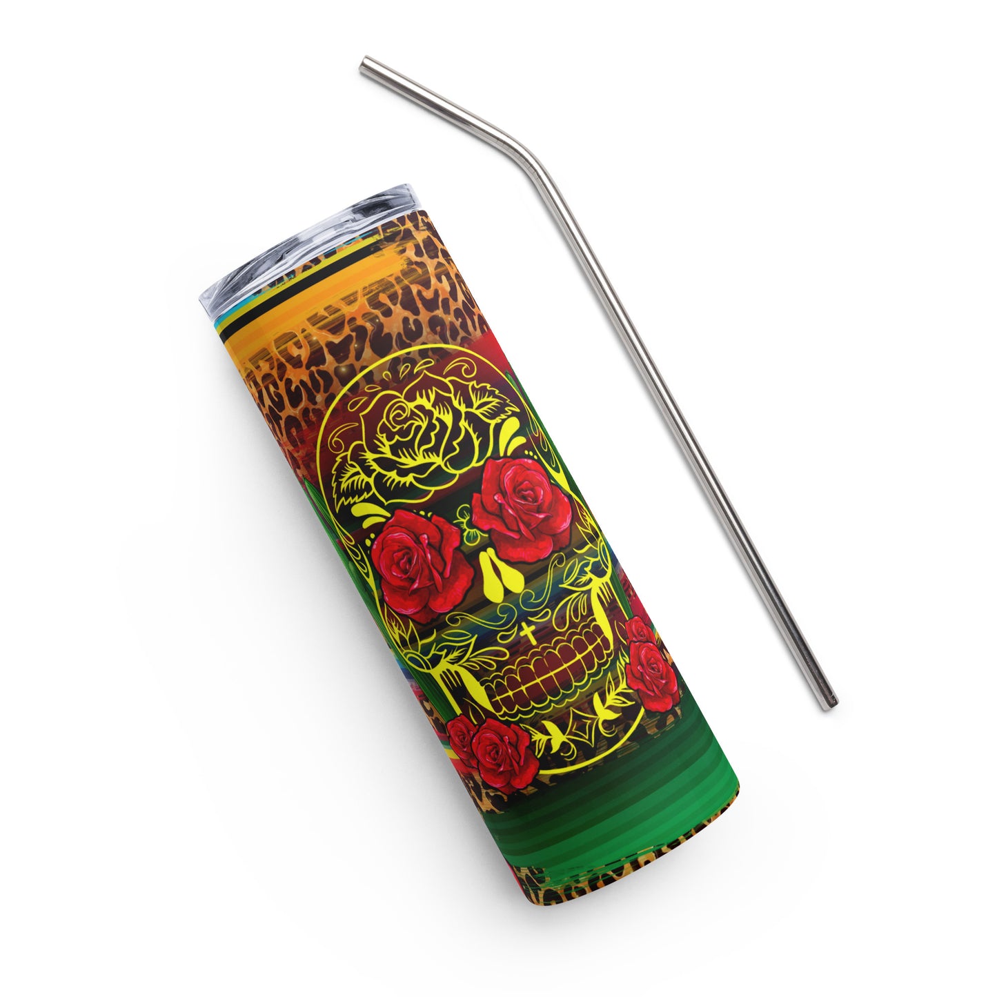 Mexican Calavera Stainless steel tumbler