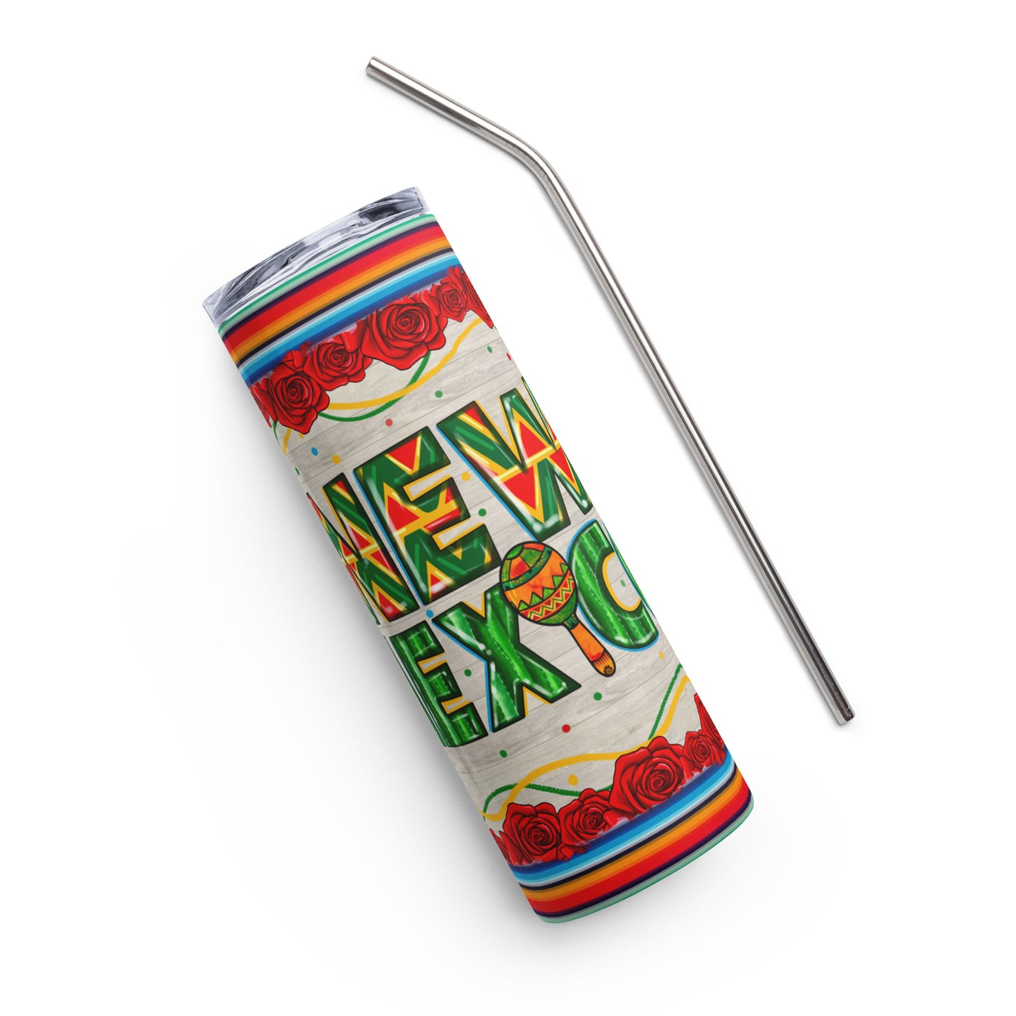 New Mexico Vibes Stainless steel tumbler