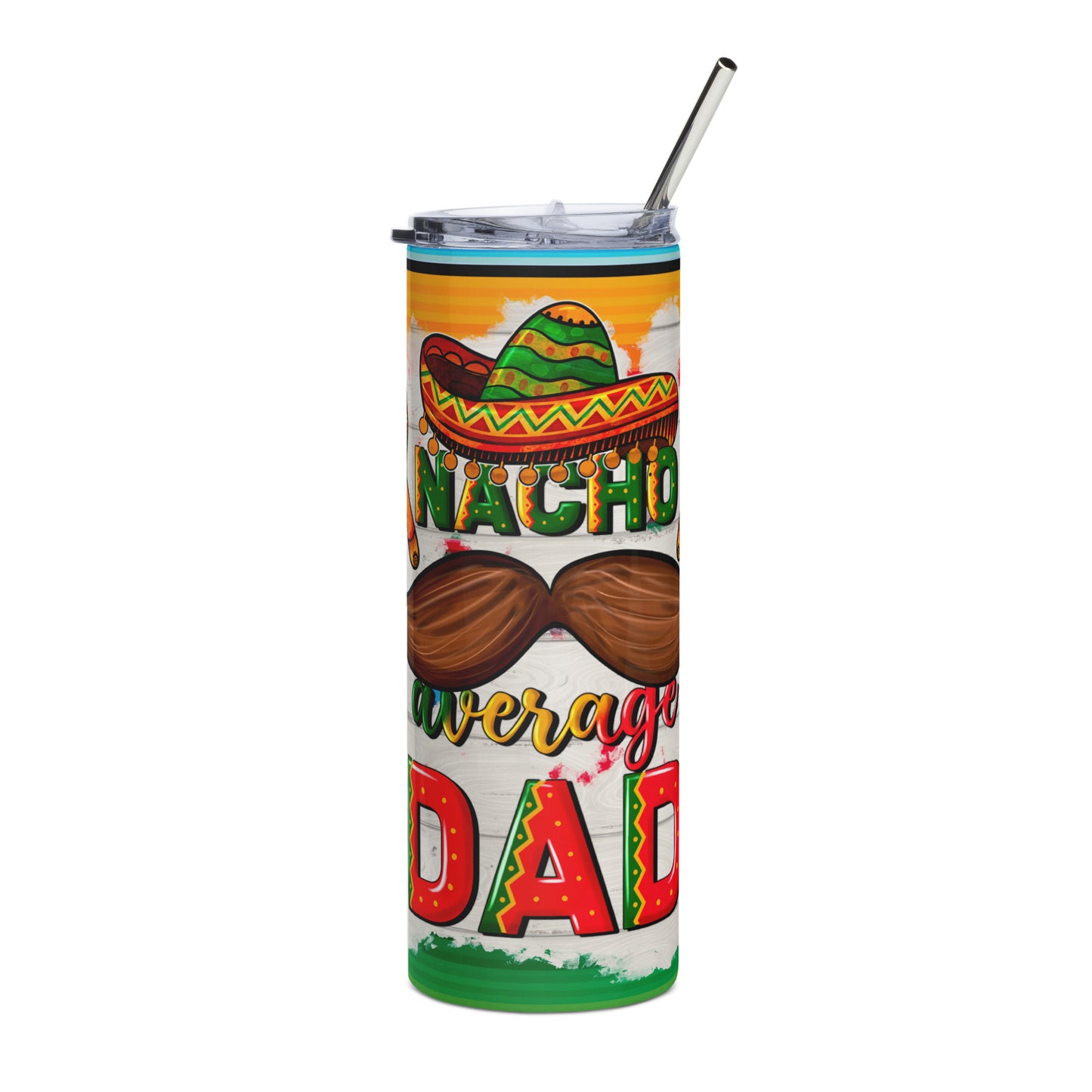 Nacho Average Dad Stainless steel tumbler