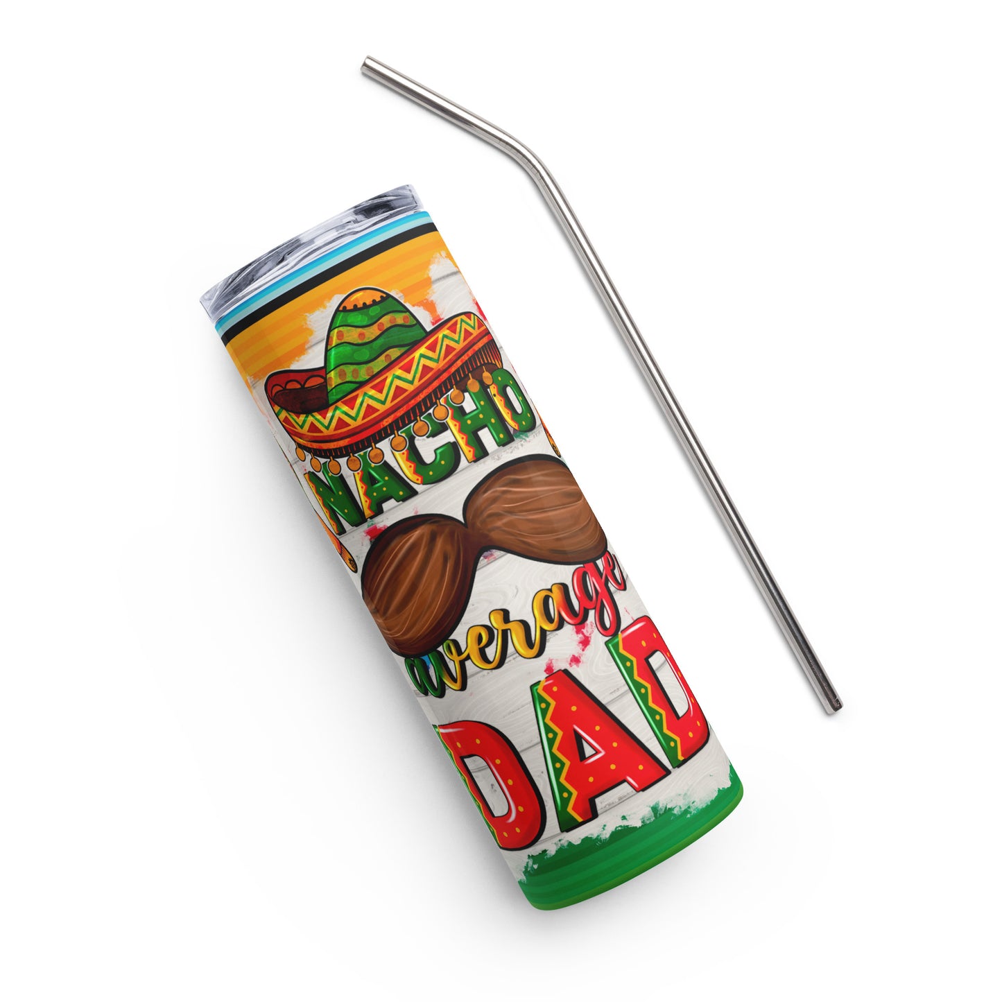 Nacho Average Dad Stainless steel tumbler