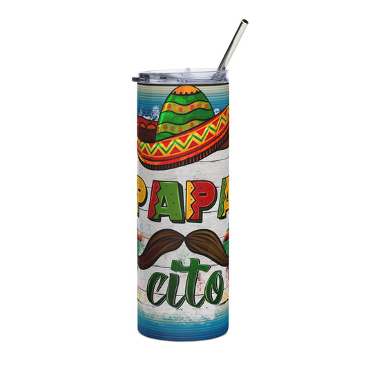 Papacito Stainless steel tumbler for Latinos