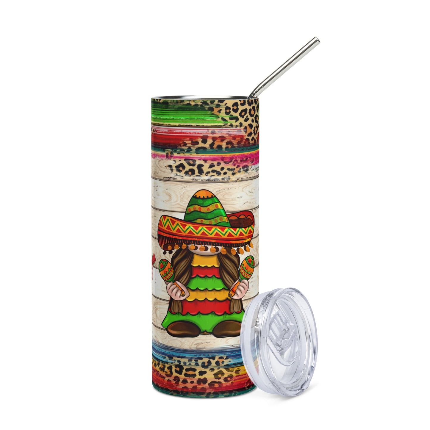 Mexican Gnomes Stainless steel tumbler