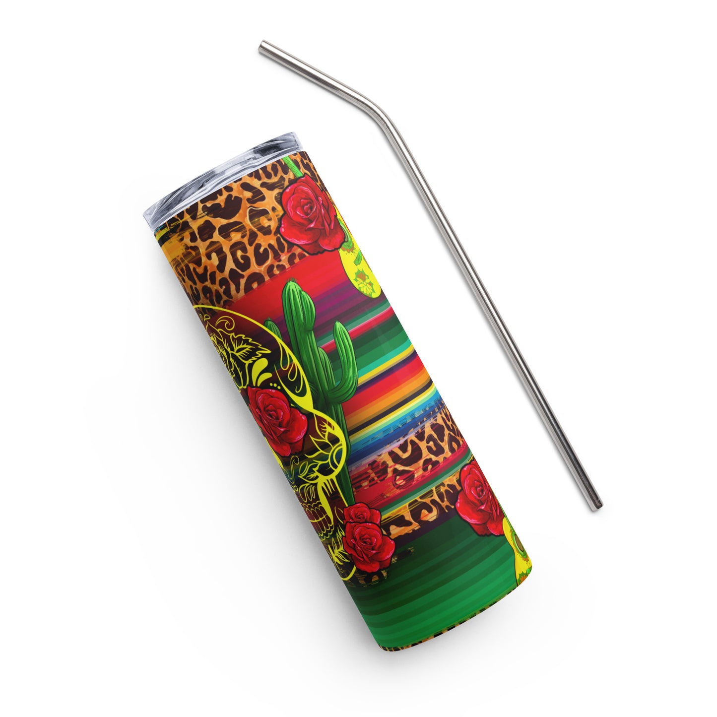 Mexican Calavera Stainless steel tumbler