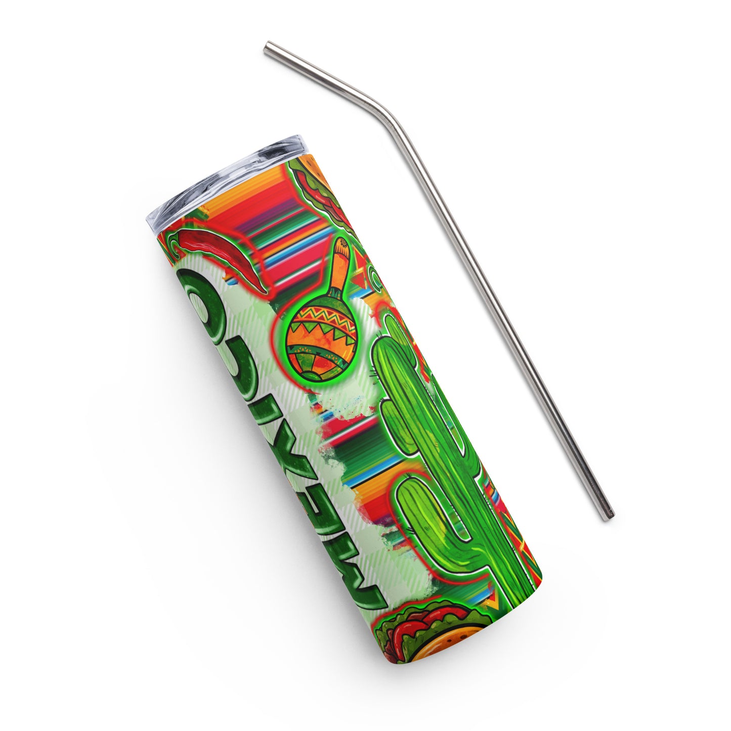 Mexico Vibes Stainless steel tumbler