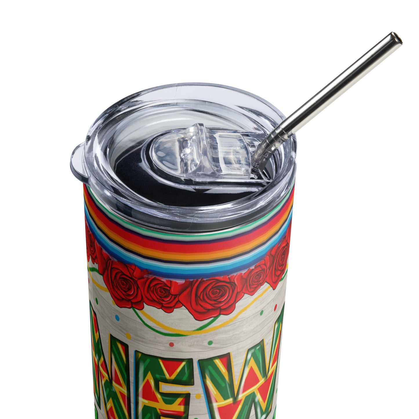 New Mexico Vibes Stainless steel tumbler