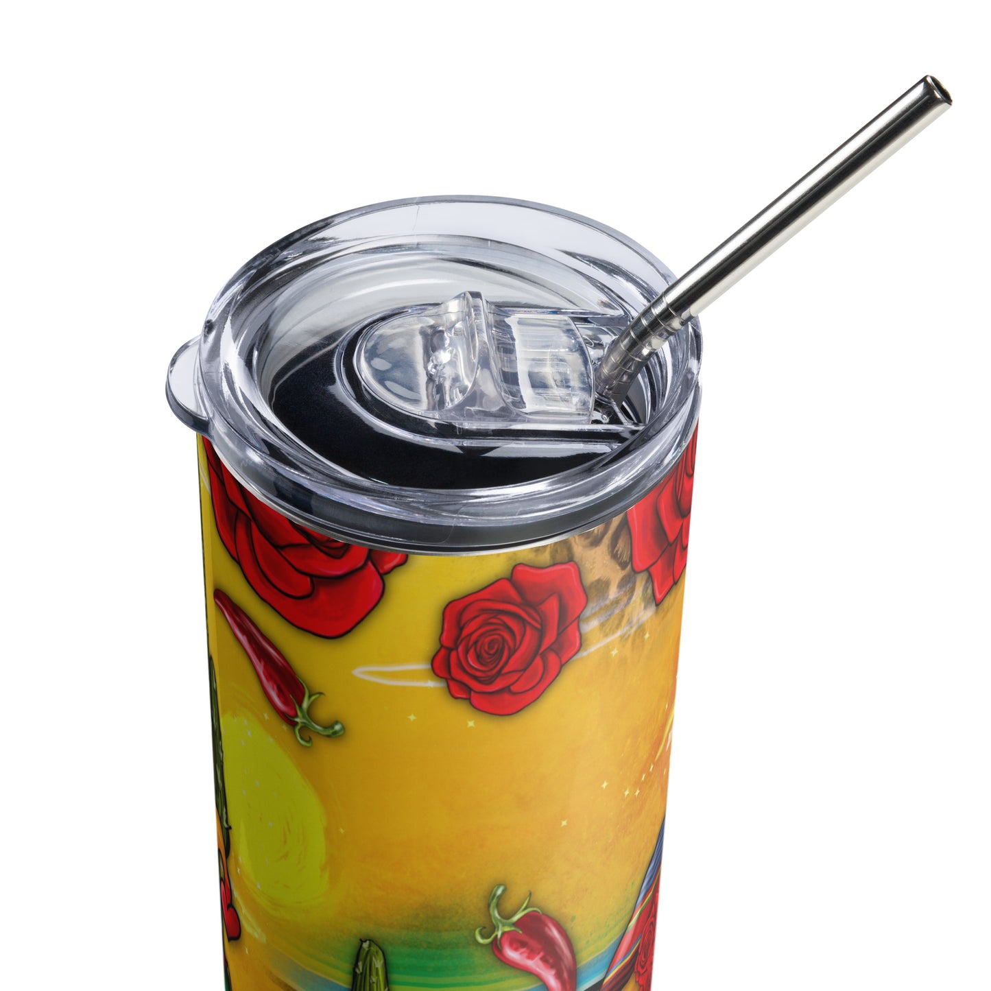 Mexican Gnomes Fiesta Stainless steel tumbler