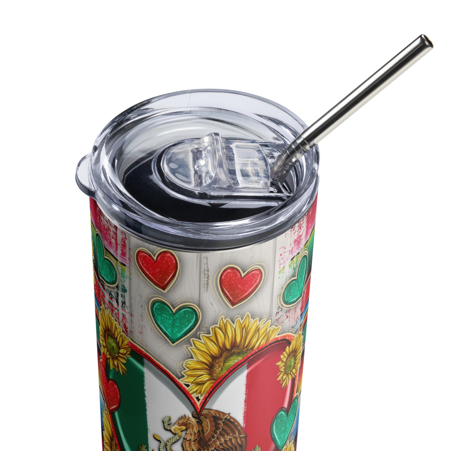 Mexico in My Heart Stainless steel tumbler