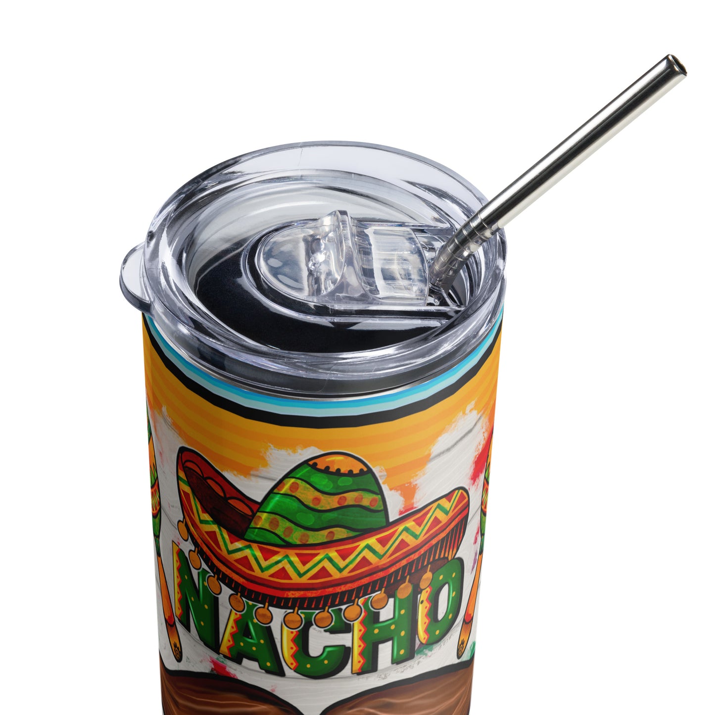 Nacho Average Dad Stainless steel tumbler