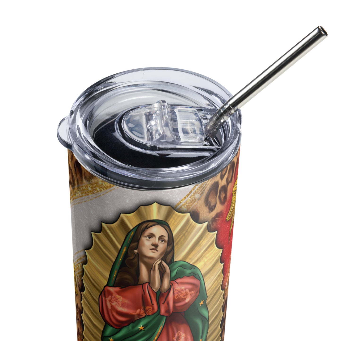 Lady of Guadalupe Stainless steel tumbler