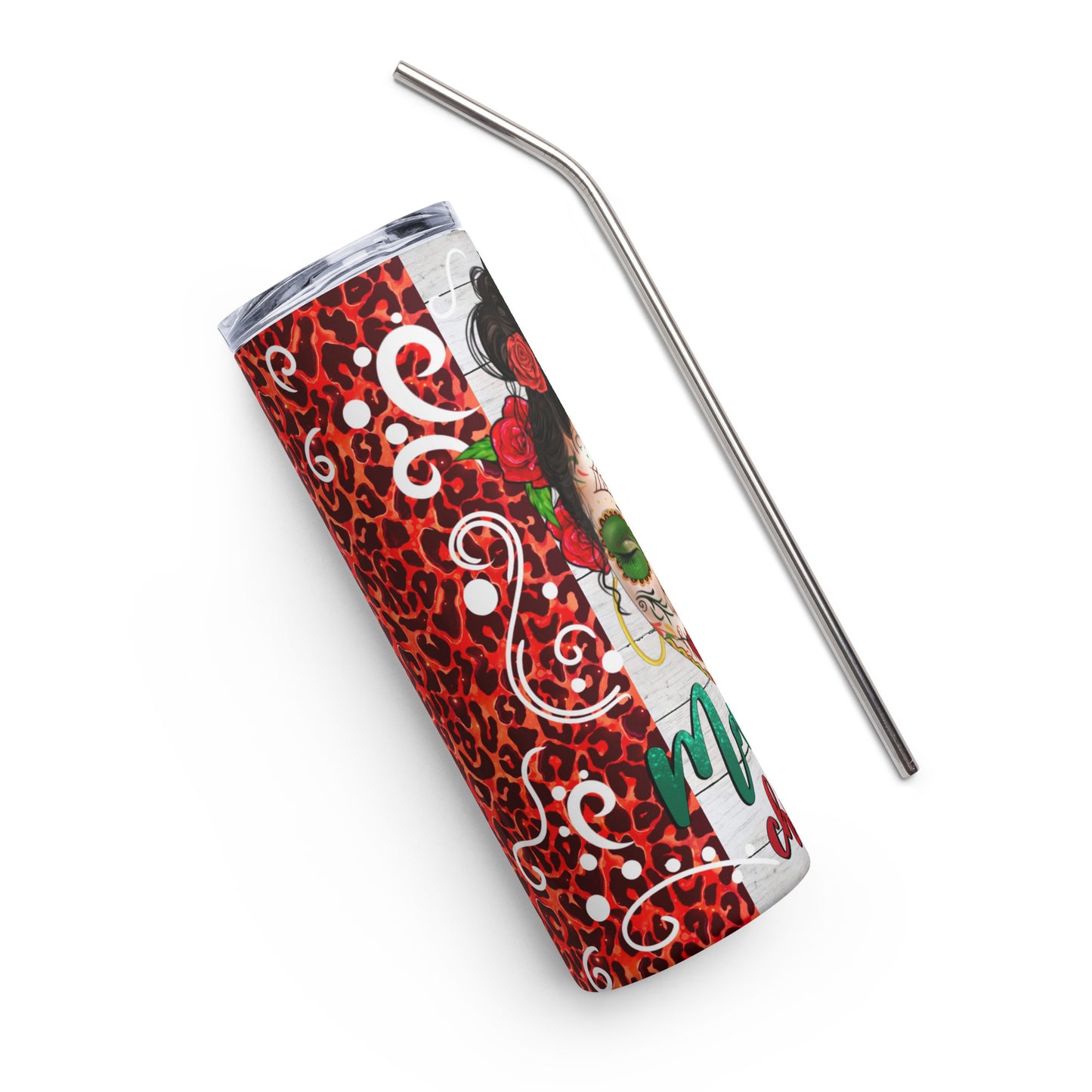 Mama Chingona Mexicana Stainless steel tumbler