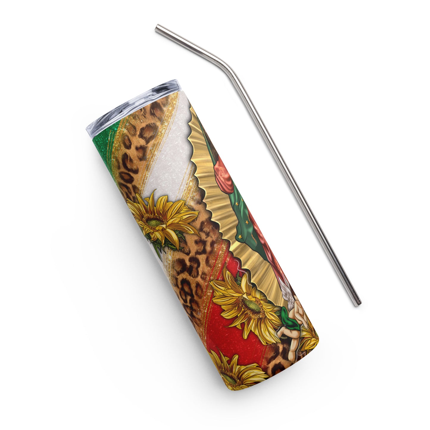 Lady of Guadalupe Stainless steel tumbler