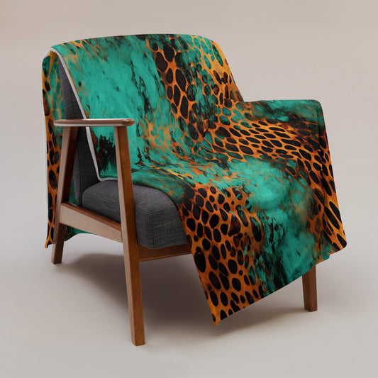 Leopard Print Throw Blanket