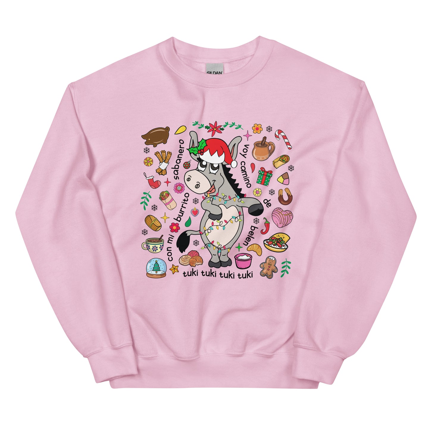 Burrito Tuki Tuki Ugly Christmas Sweatshirt