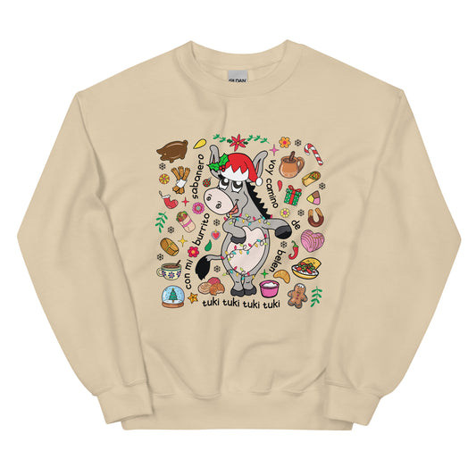 Burrito Tuki Tuki Ugly Christmas Sweatshirt