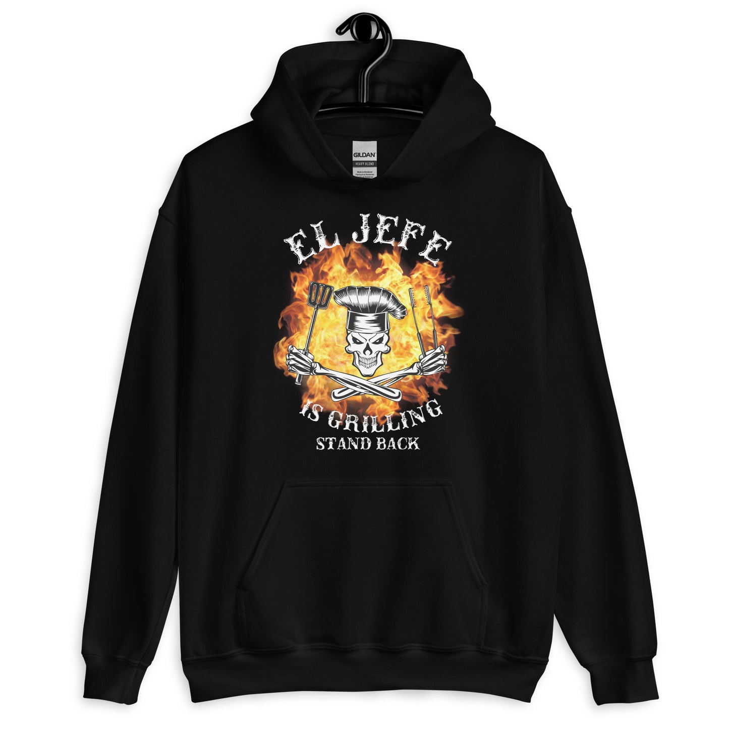 El Jefe is Grilling Stand Back Unisex Hoodie