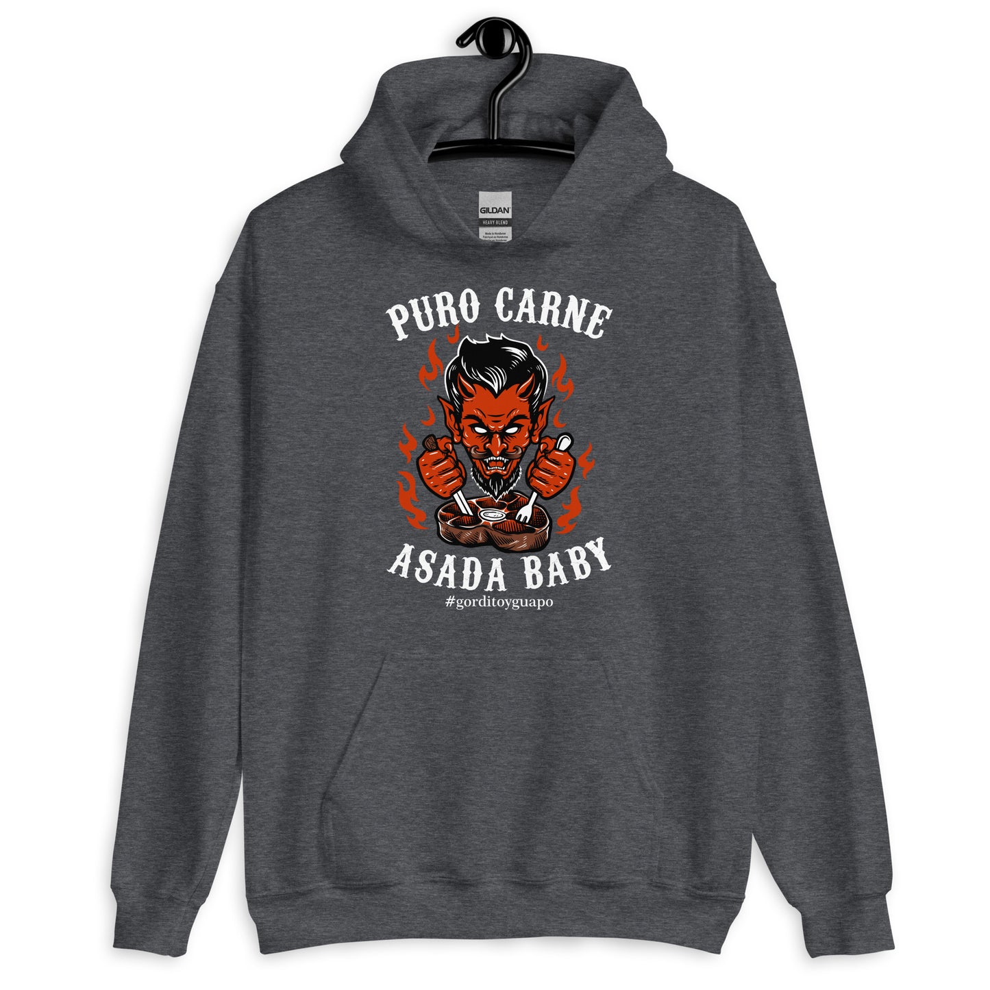 Puro Carne ASADA Baby #gorditoyguapo Unisex Hoodie