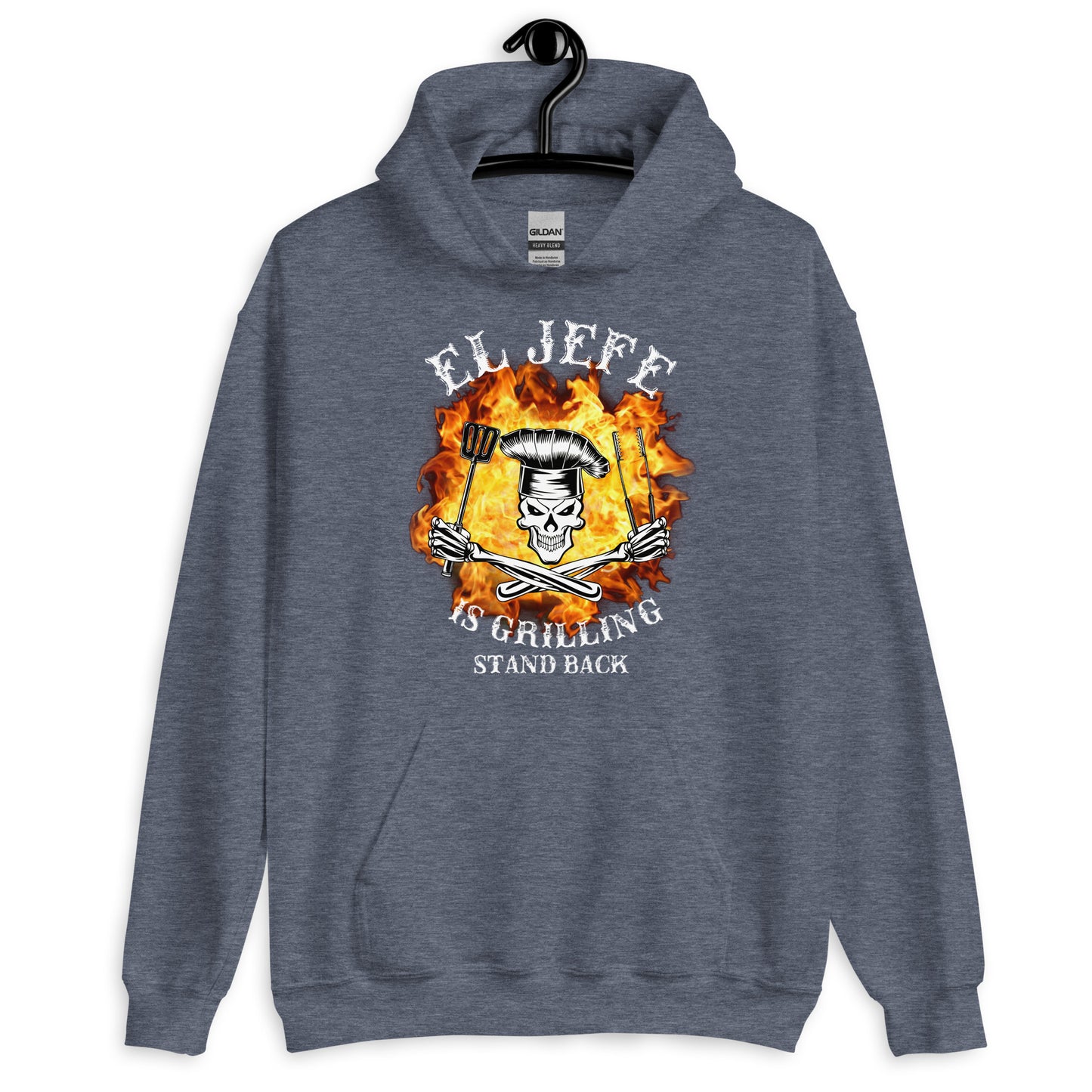 El Jefe is Grilling Stand Back Unisex Hoodie