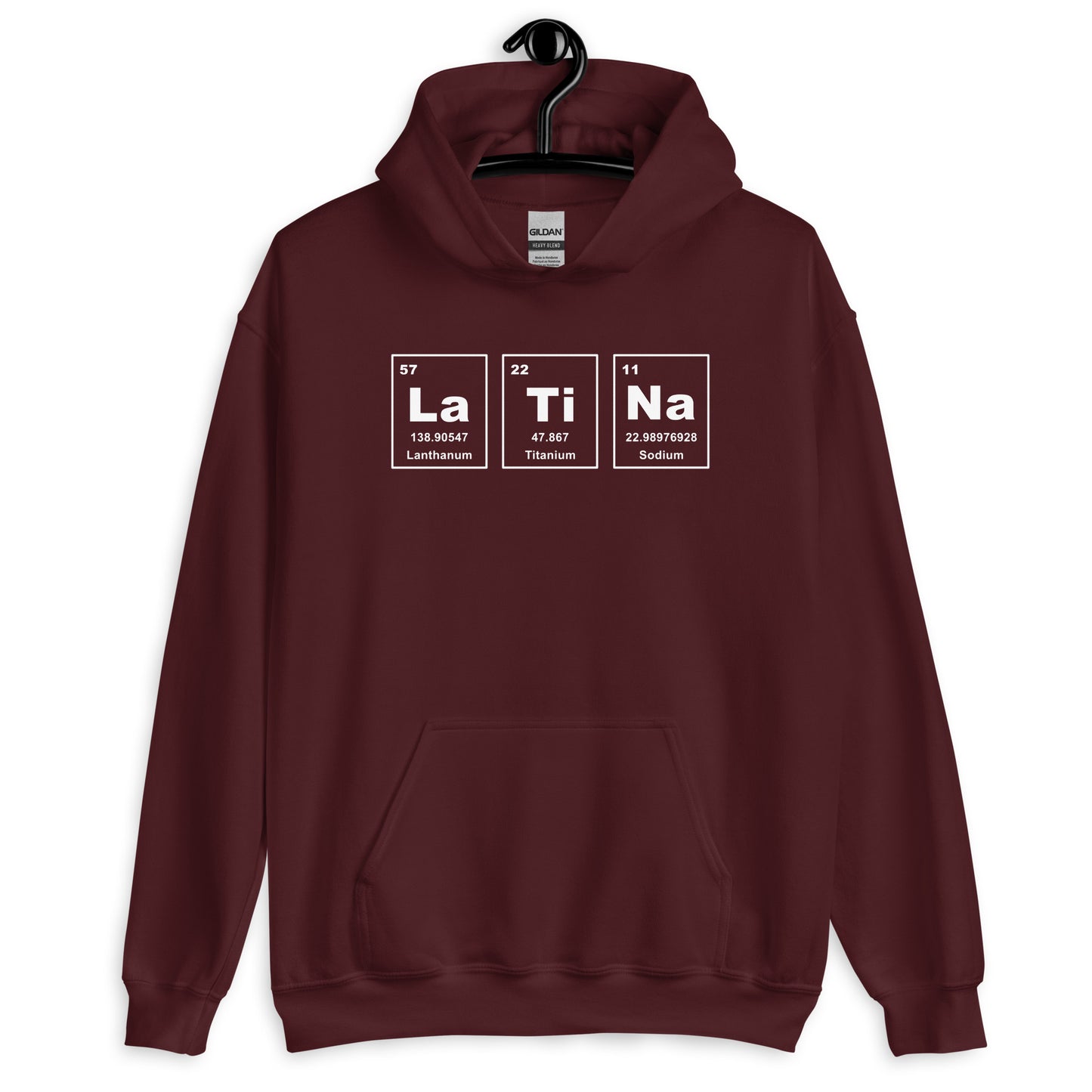 Latina Periodic Table Unisex Hoodie