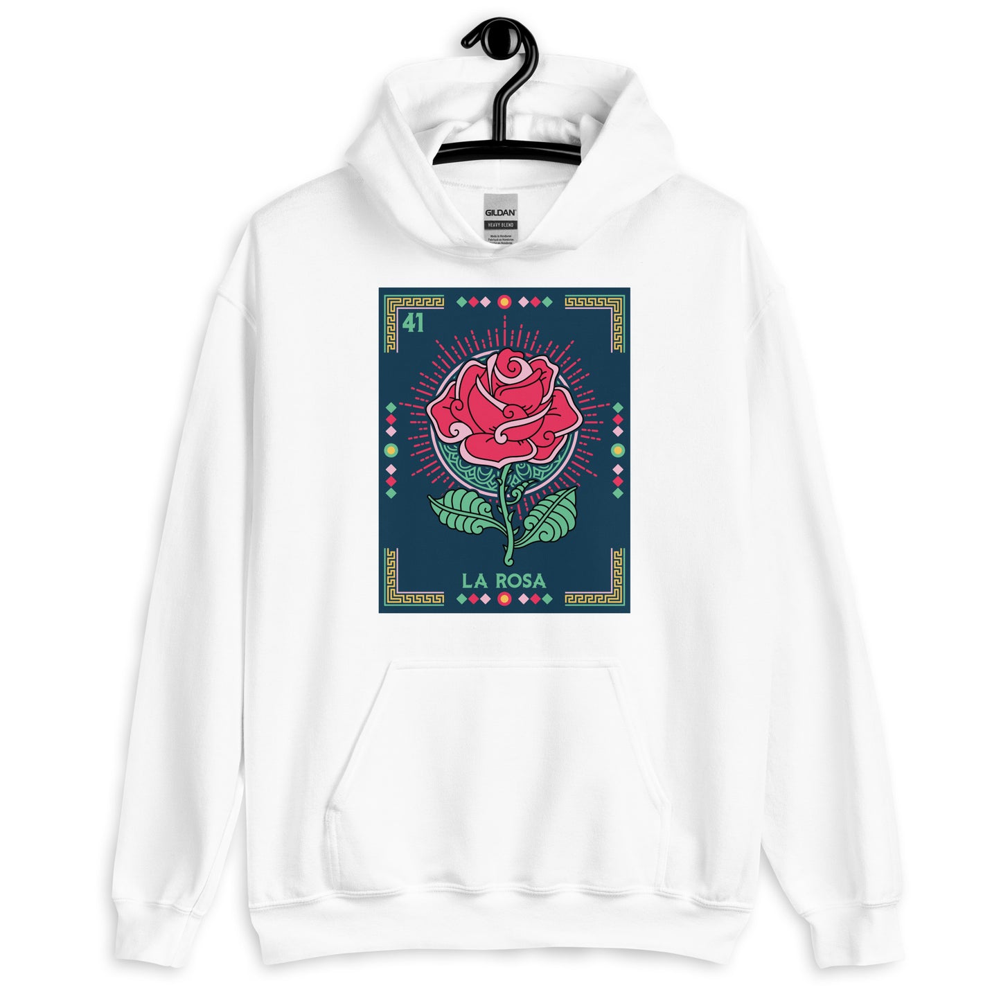 La Rosa Mexican Loteria Unisex Hoodie