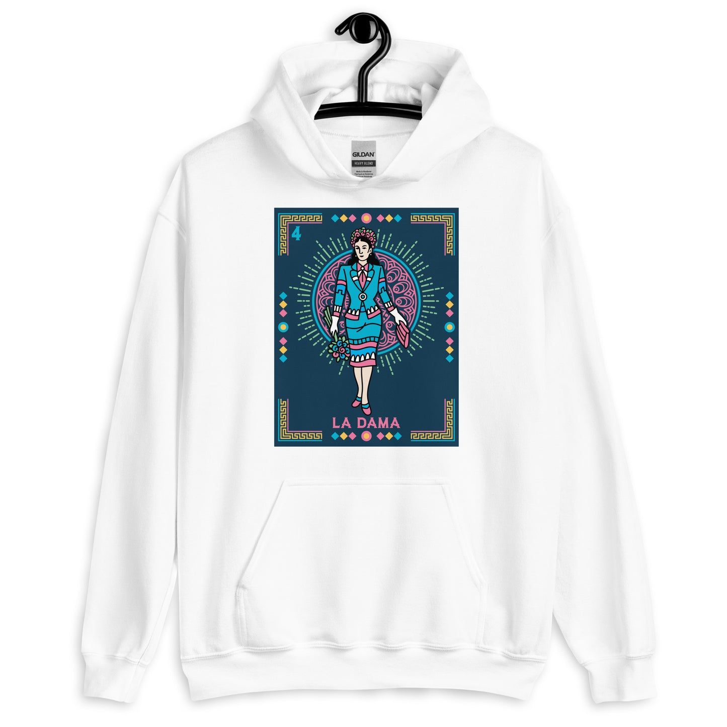 La Dama Mexican Loteria Unisex Hoodie