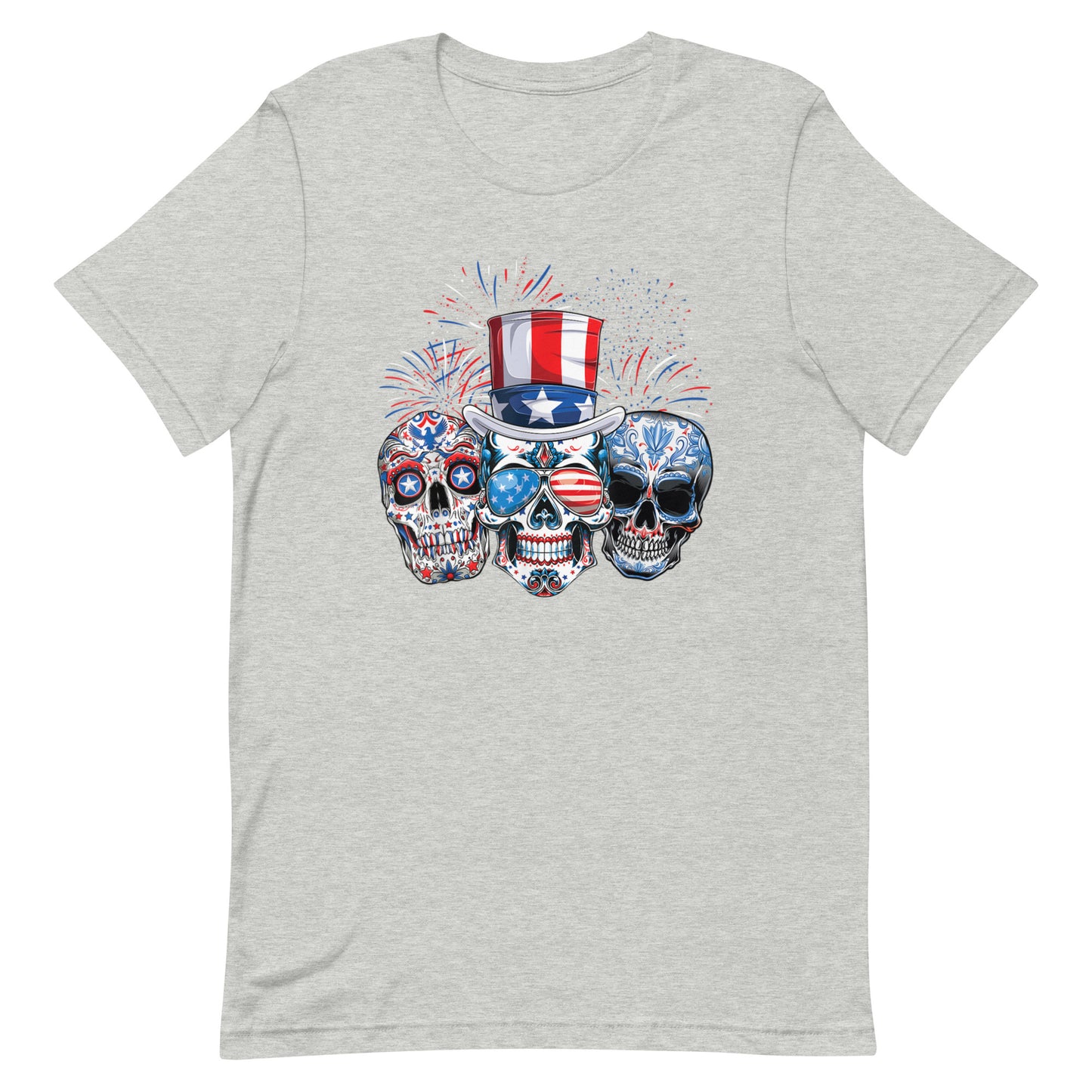 Mexican American Sugar Skull Amigos Premium T-Shirt