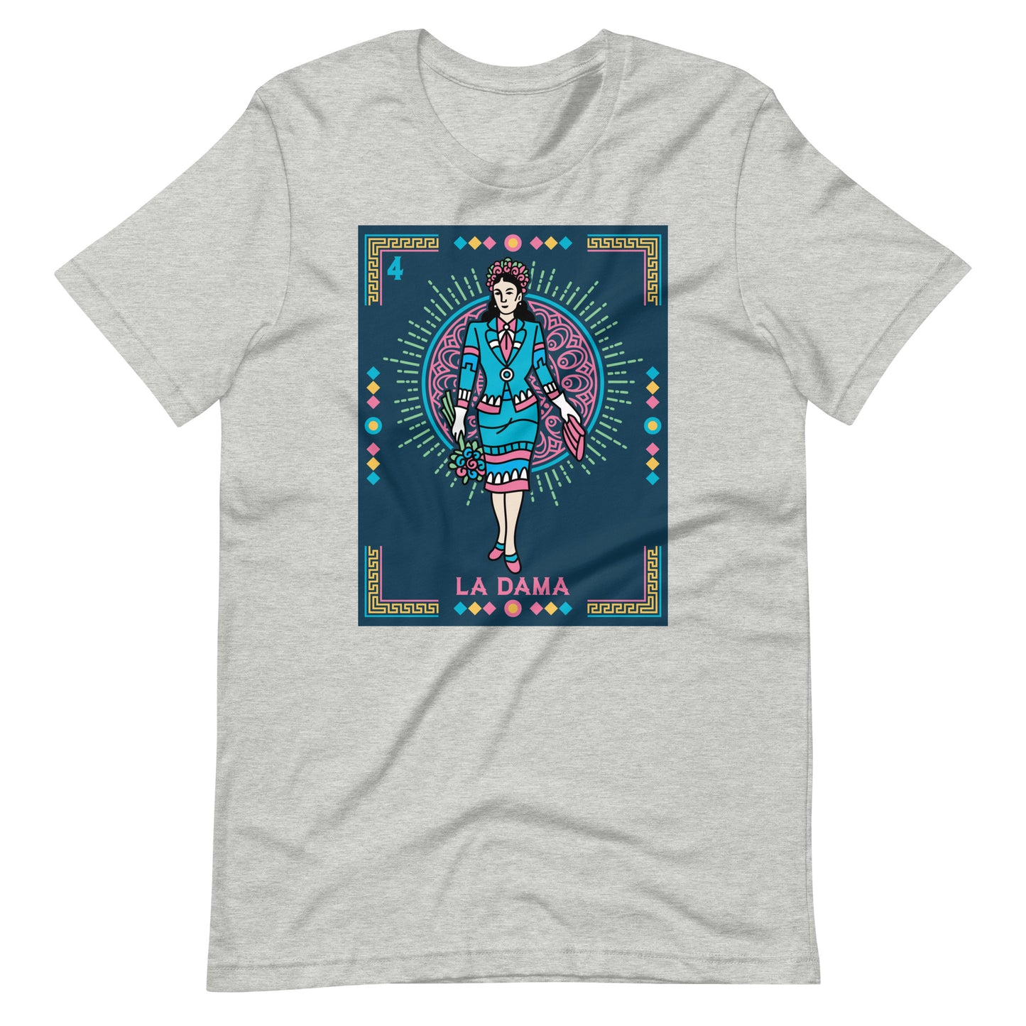 La Dama Mexican Loteria Unisex t-shirt