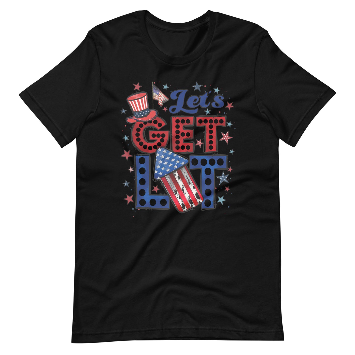 Let's Get Lit 4th of July Premium T-Shirt