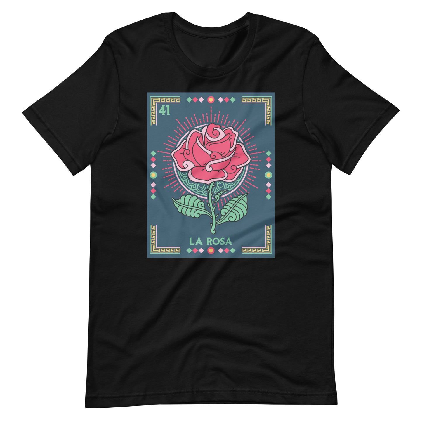 La Rosa Mexican Loteria Unisex t-shirt