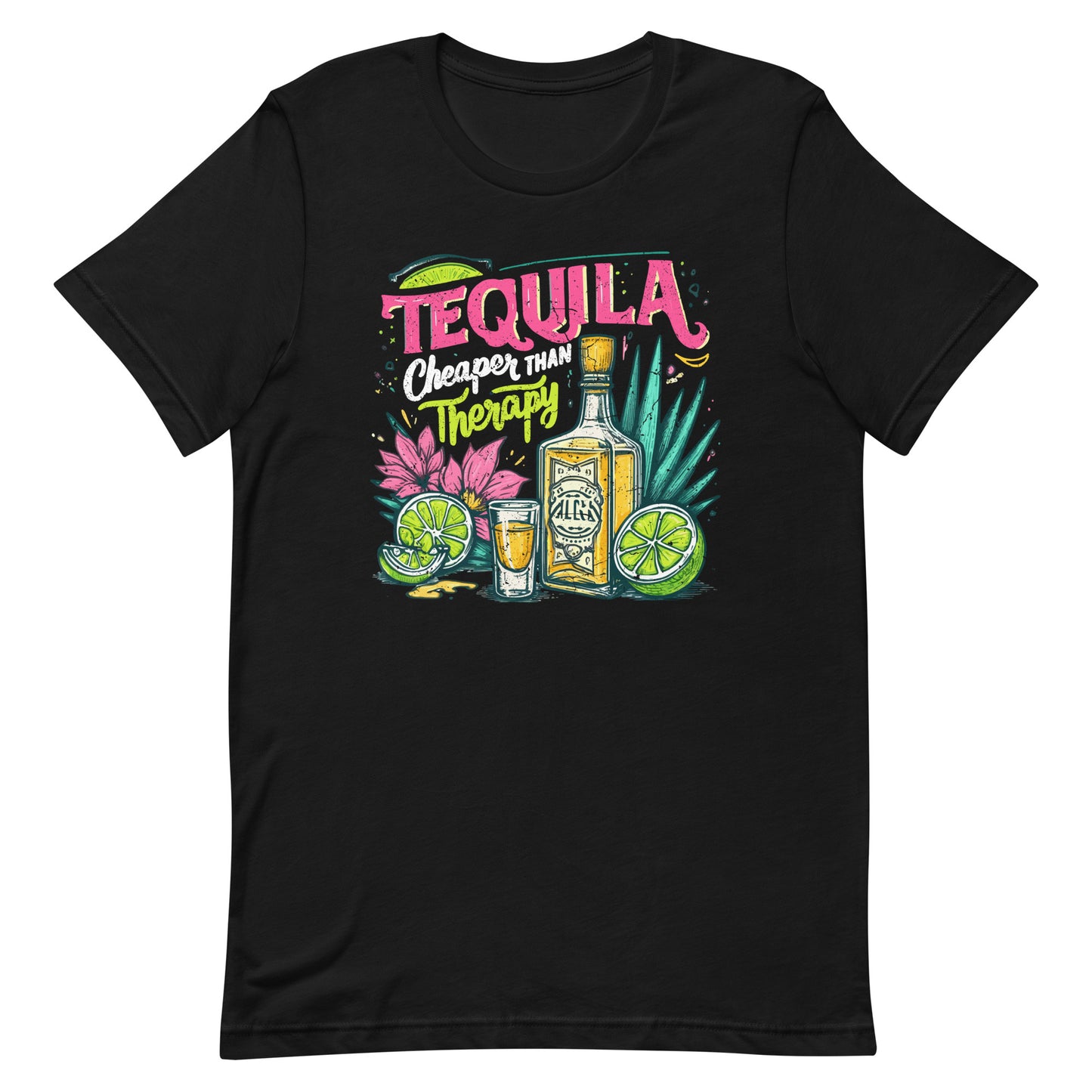 Tequila Cheaper Than Therapy T-Shirt for Tequila Lovers