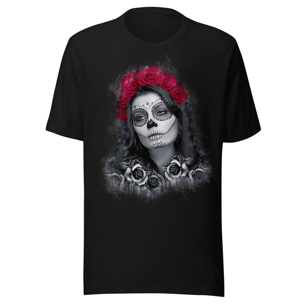 La Reina de las Rosas - Día de los Muertos Tee