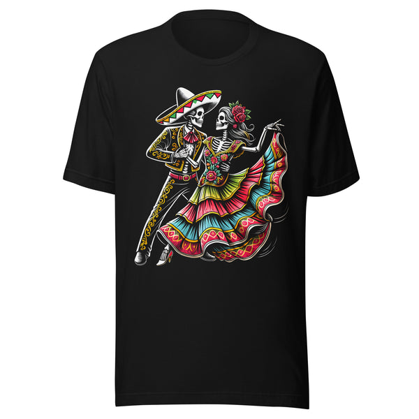 Calavera Dance Lovers Tee - Day of the Dead Celebration Shirt