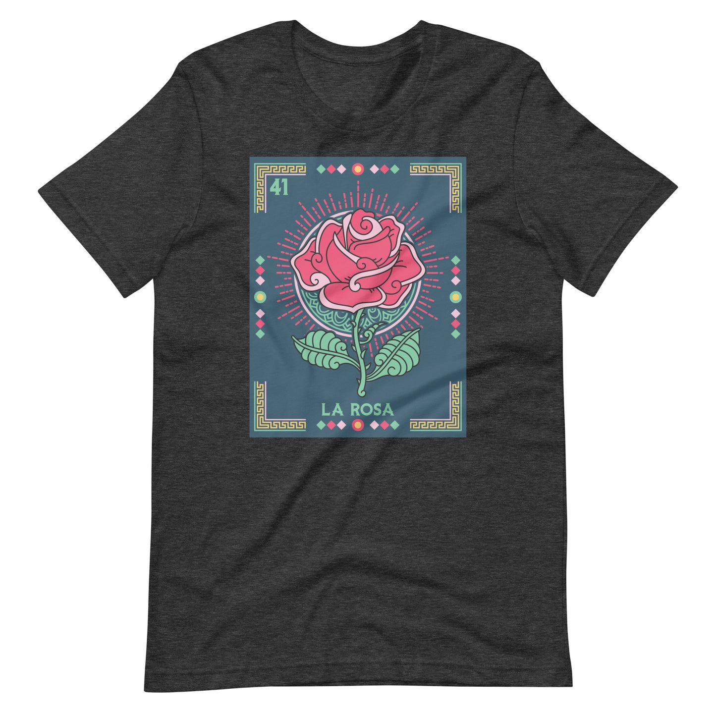 La Rosa Mexican Loteria Unisex t-shirt