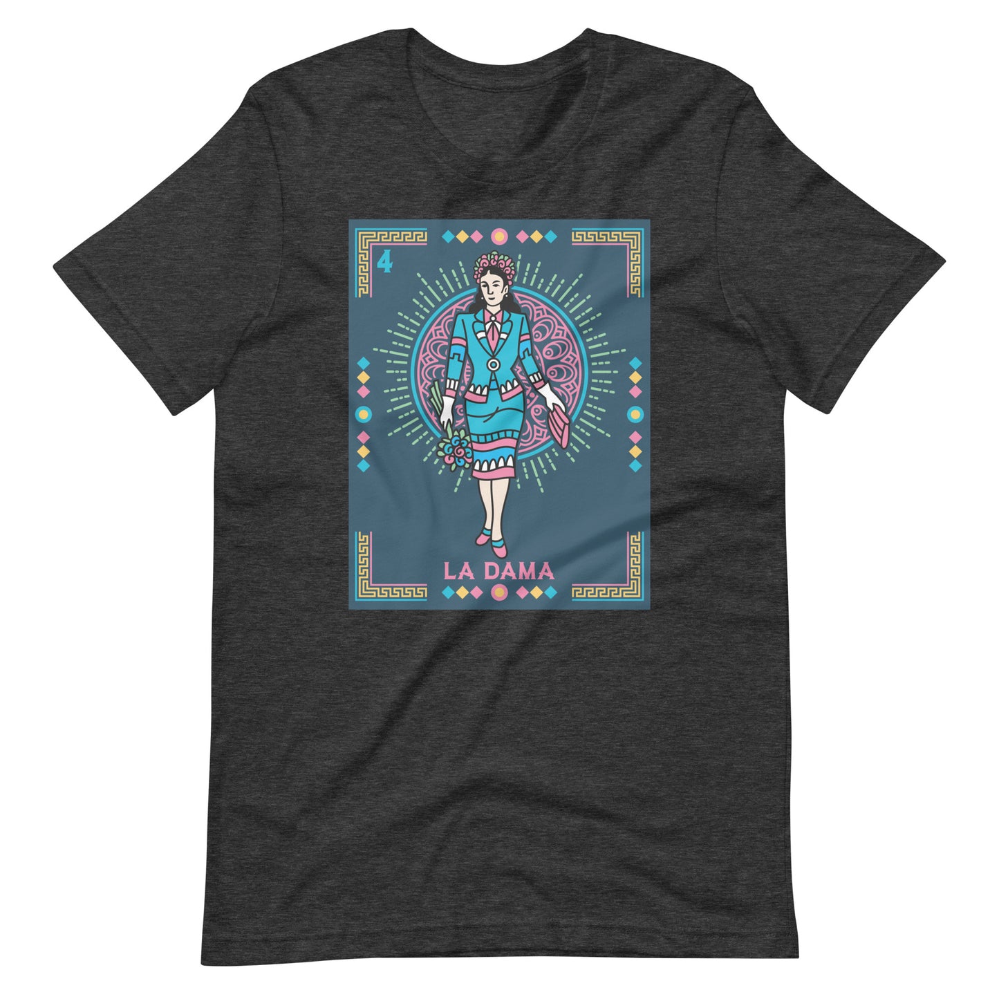 La Dama Mexican Loteria Unisex t-shirt