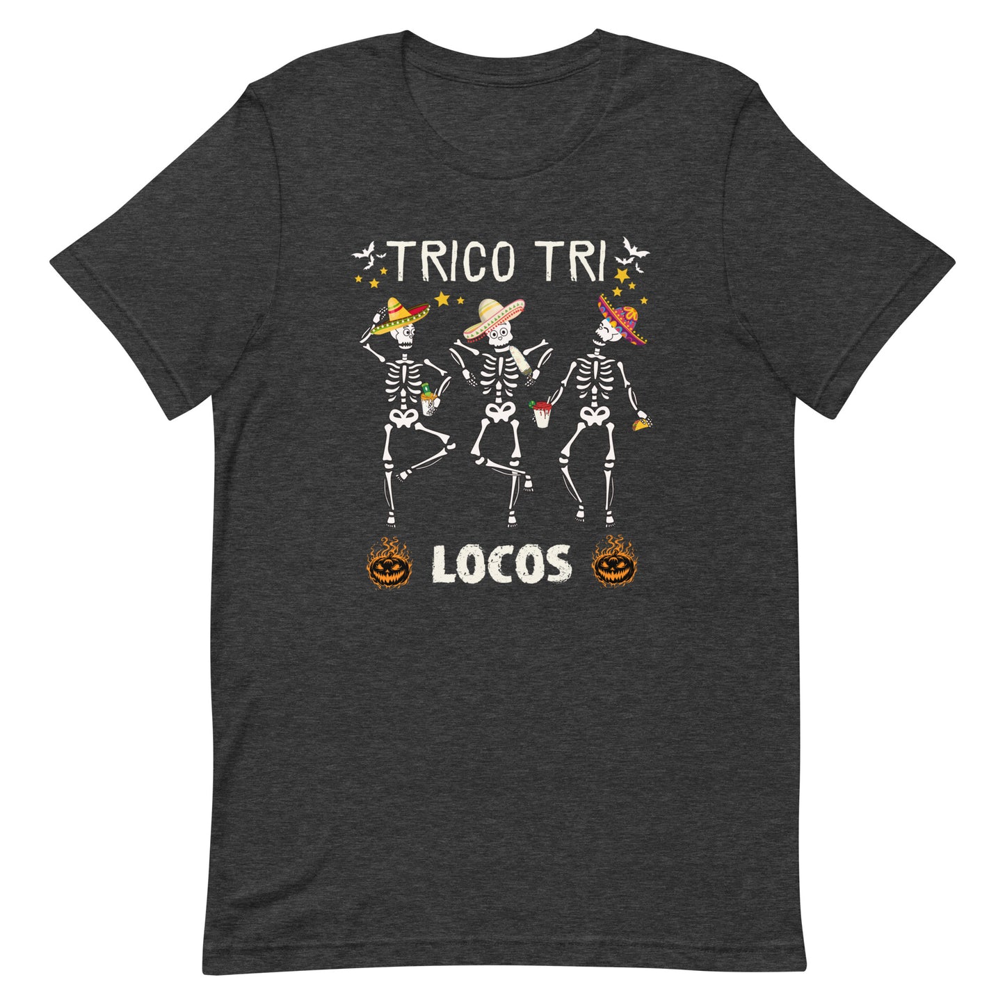 Trico Tri Locos Halloween T-Shirt for Latinos