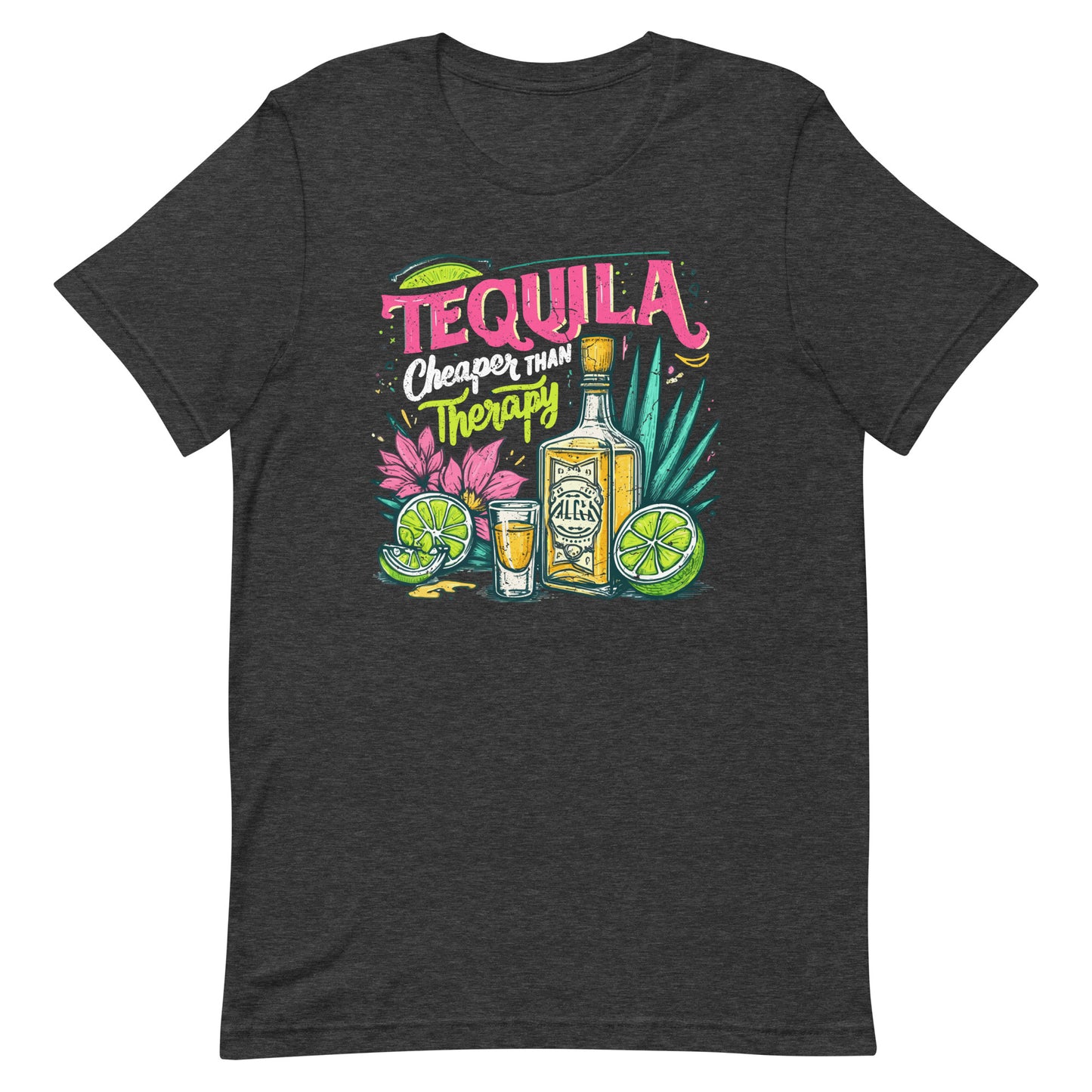 Tequila Cheaper Than Therapy T-Shirt for Tequila Lovers