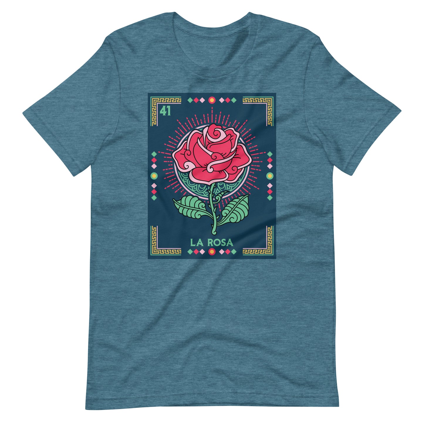 La Rosa Mexican Loteria Unisex t-shirt