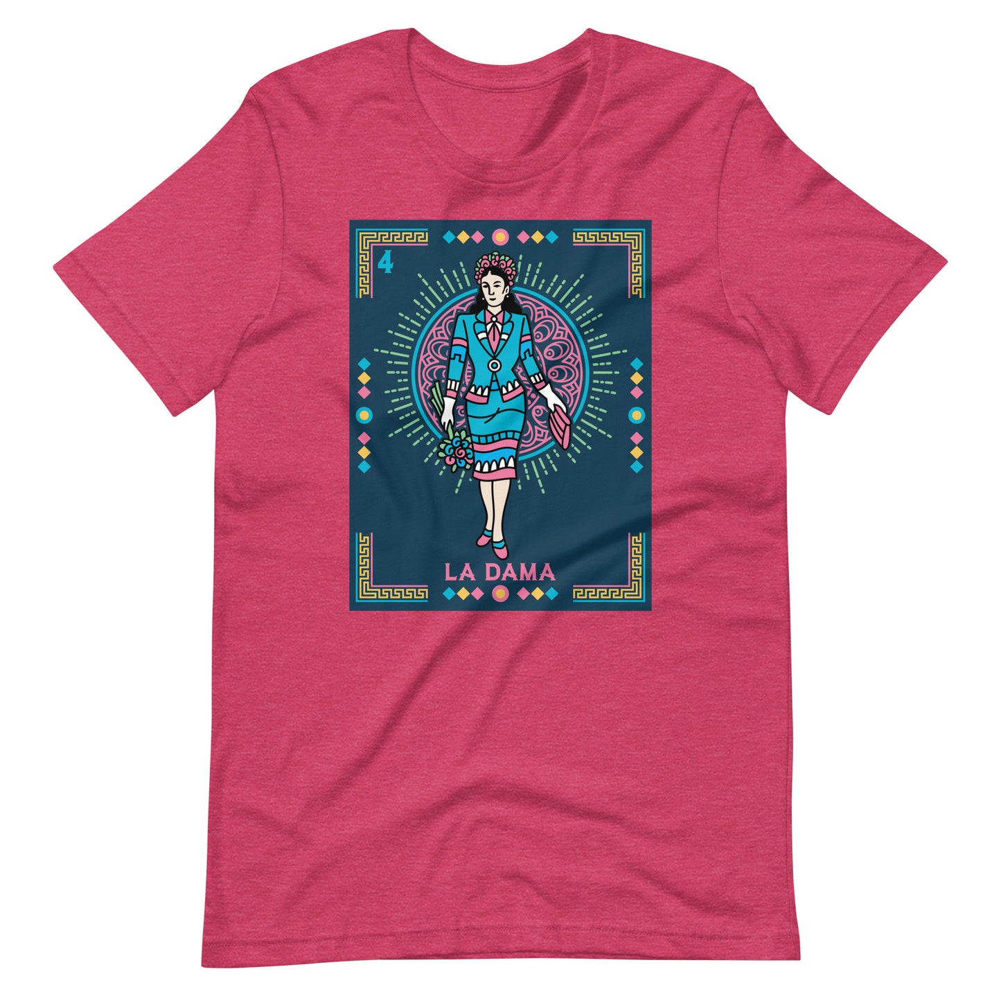 La Dama Mexican Loteria Unisex t-shirt