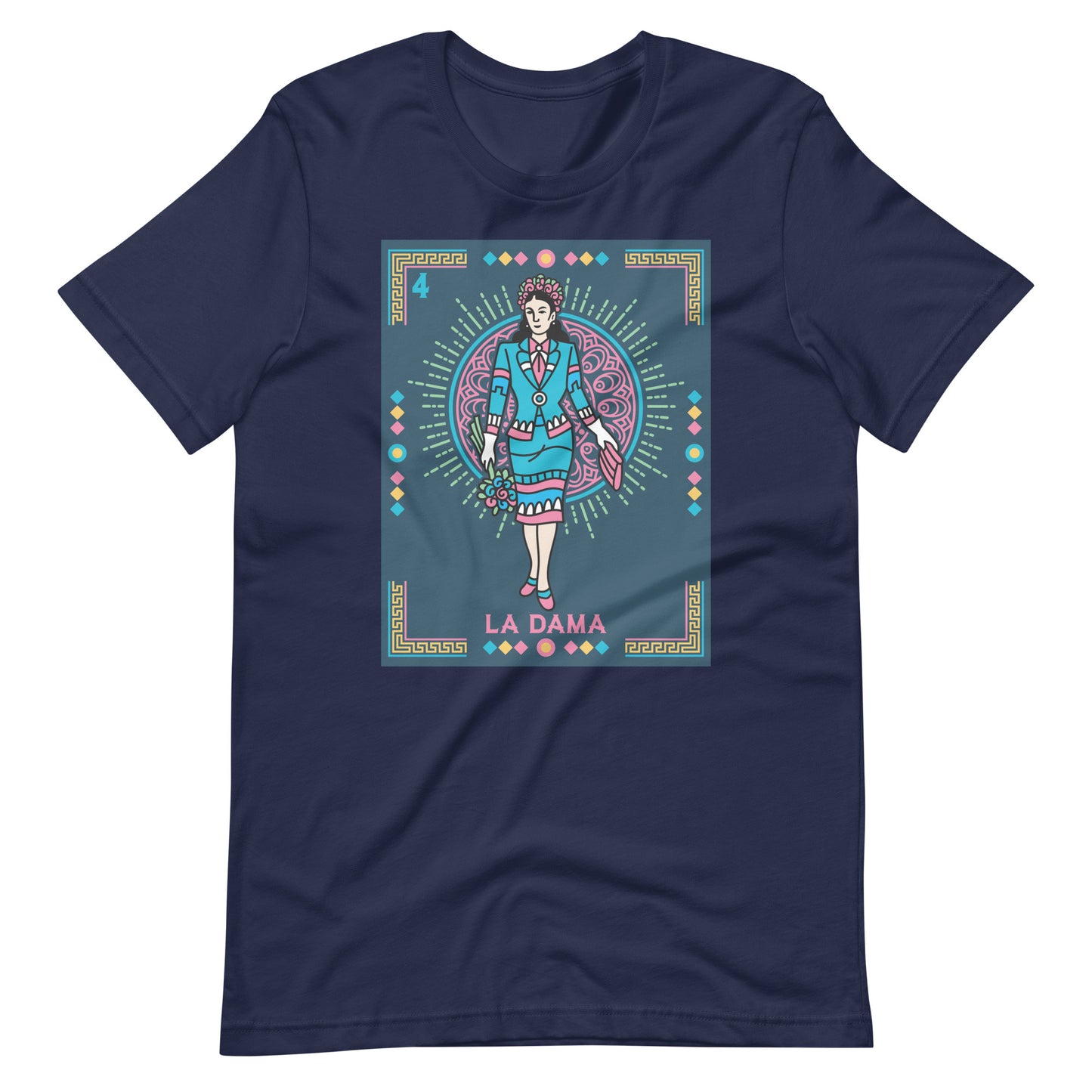 La Dama Mexican Loteria Unisex t-shirt