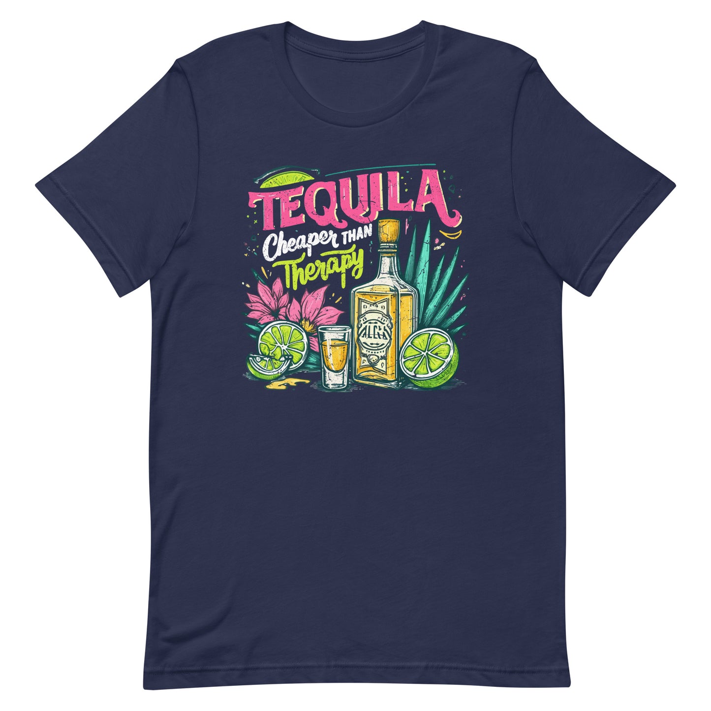 Tequila Cheaper Than Therapy T-Shirt for Tequila Lovers