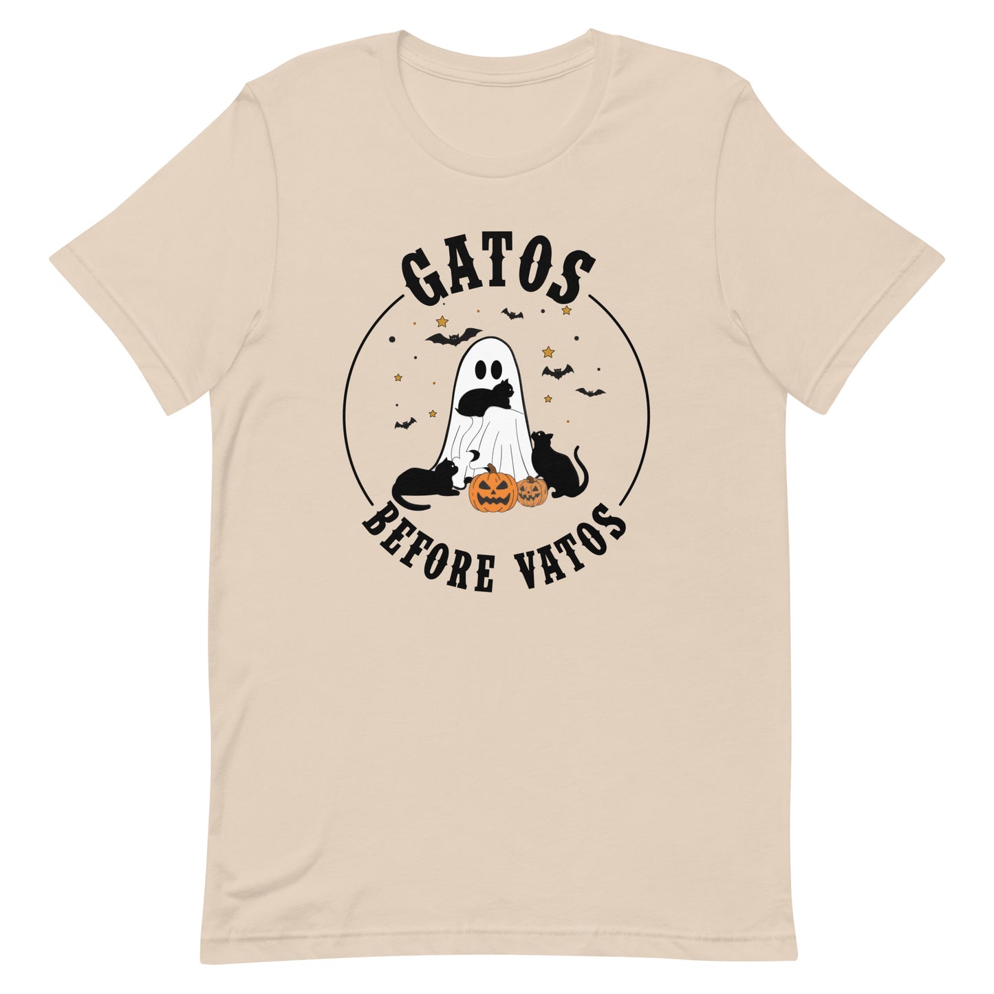 Gatos Before Vatos Halloween Unisex t-shirt